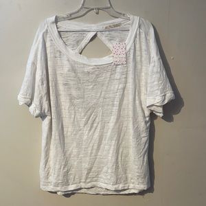 Open back Free People shirt NWT